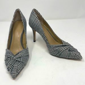 Ann Taylor Plaid Pumps